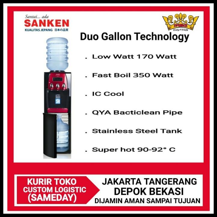 Jual Sanken Water Dispenser Duo Galon Low Watt Hwd Z78ic Shopee Indonesia 6419