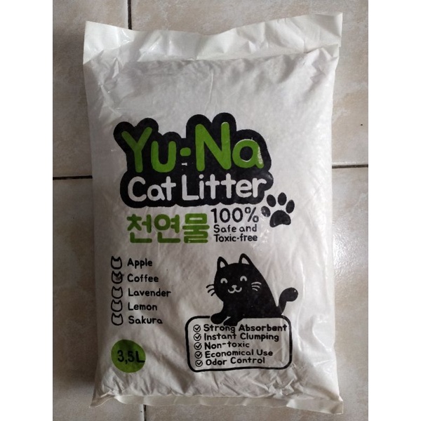 Pasir Kucing YUNA Cat Litter 3.5 Liter/6 Liter/12 Liter