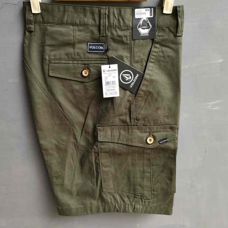 New Sale CELANA CARGO PENDEK ATAS LUTUT VOLCOM ORI FULL ACC(GARANSI RETUR)LOGO VOLCOM
