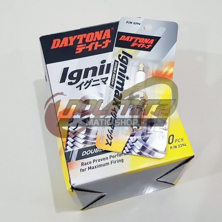 Busi Daytona  Racing  Ignimax Double Iridium Yamaha NMAX Aerox 155 Lexi Vario Beat Scoopy