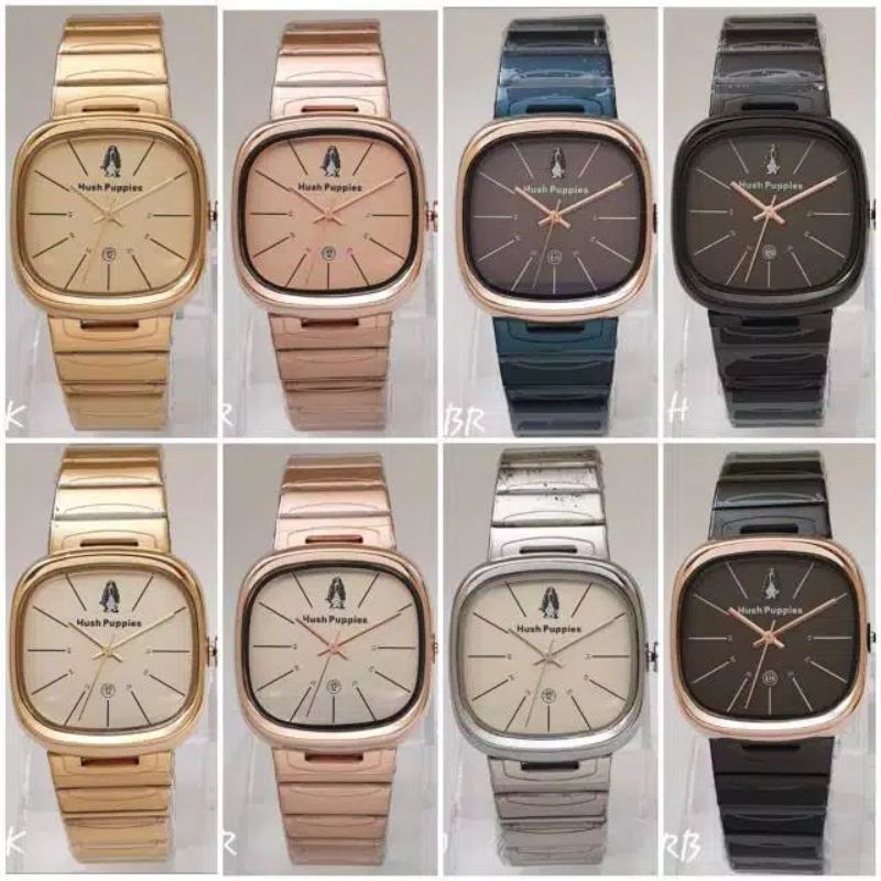 SS.id READY JAM TANGAN WANITA TALI RANTAI/ JAM TANGAN HUST PUPPIES KOTAK .