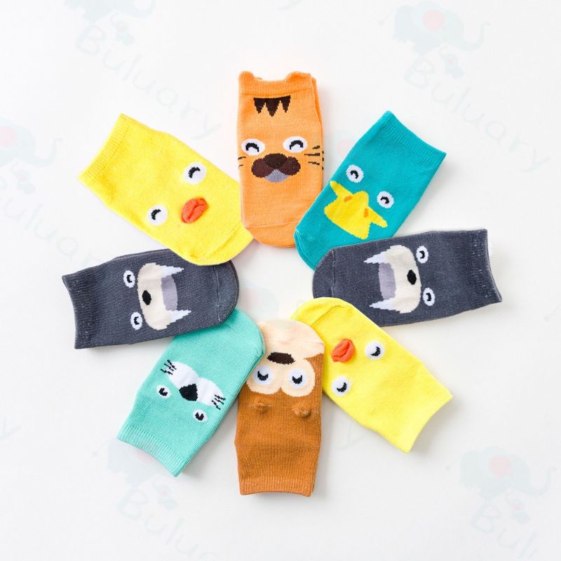 Kaos kaki bayi/anak laki laki perempuan/Kaos kaki prewalker anti slip karakter animal