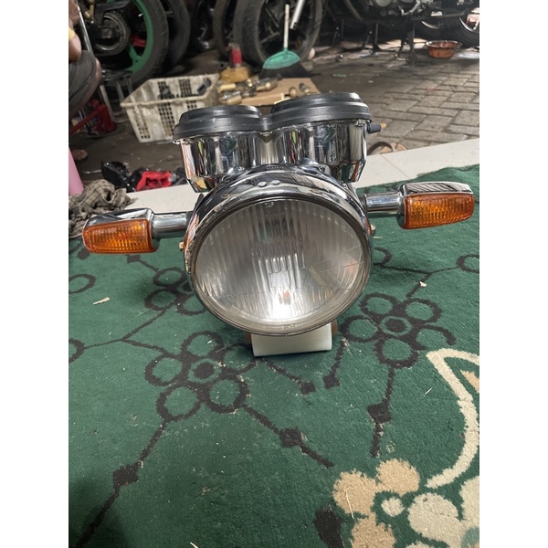 headlamp lampu depan set speedometer tiger lama tilam