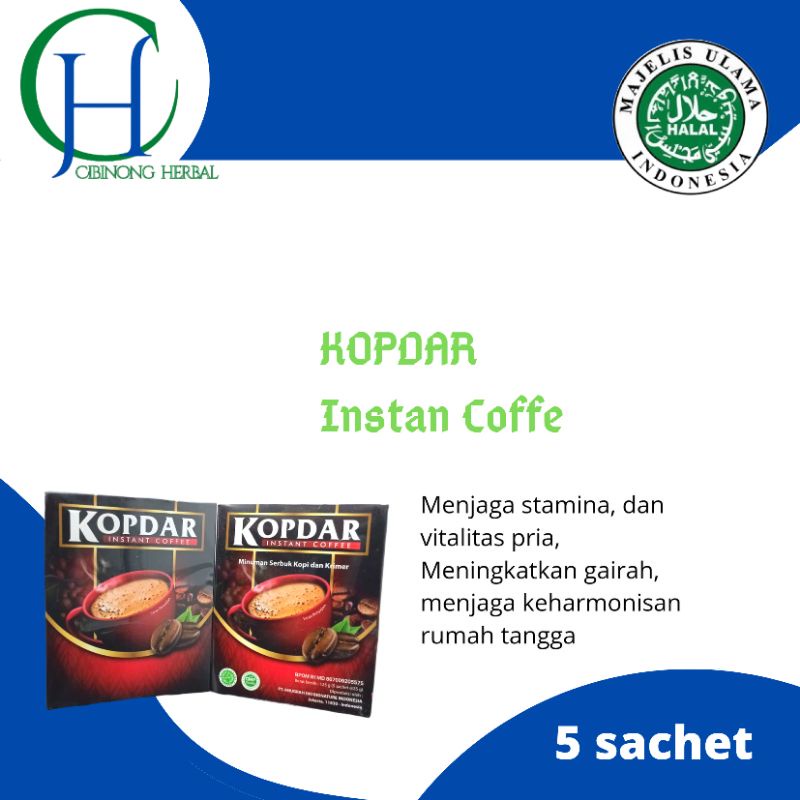 

Kopi Instan Kopdar isi 5 Sachet || Mningkatkan Stamina Pria