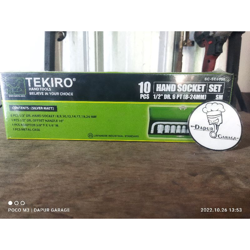 Kunci Shock Set Tekiro 10 pcs Tekiro