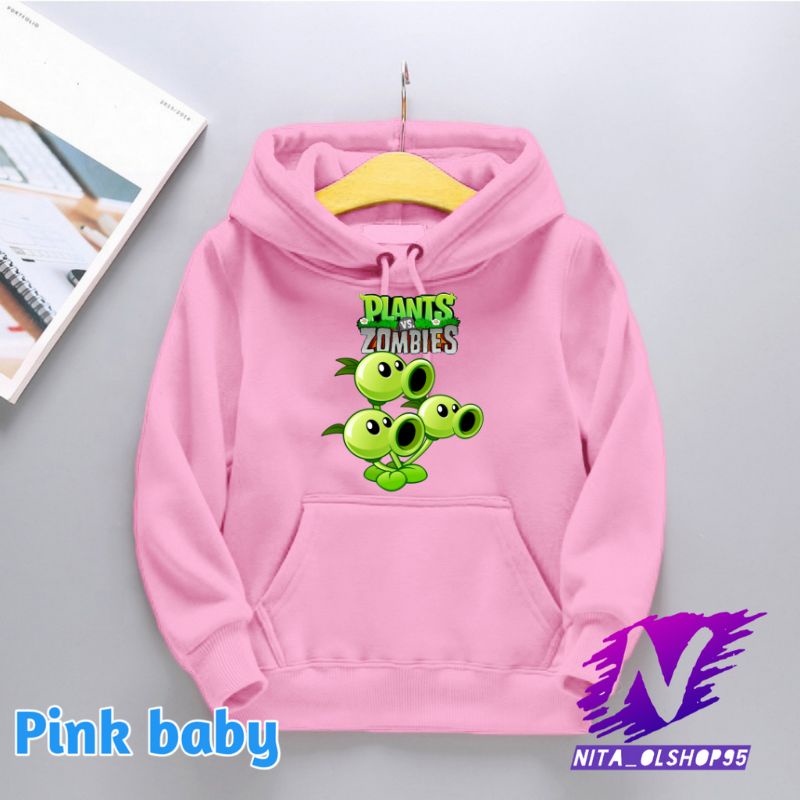 hoodie anak plants vs zombie game sweater anak hoodie