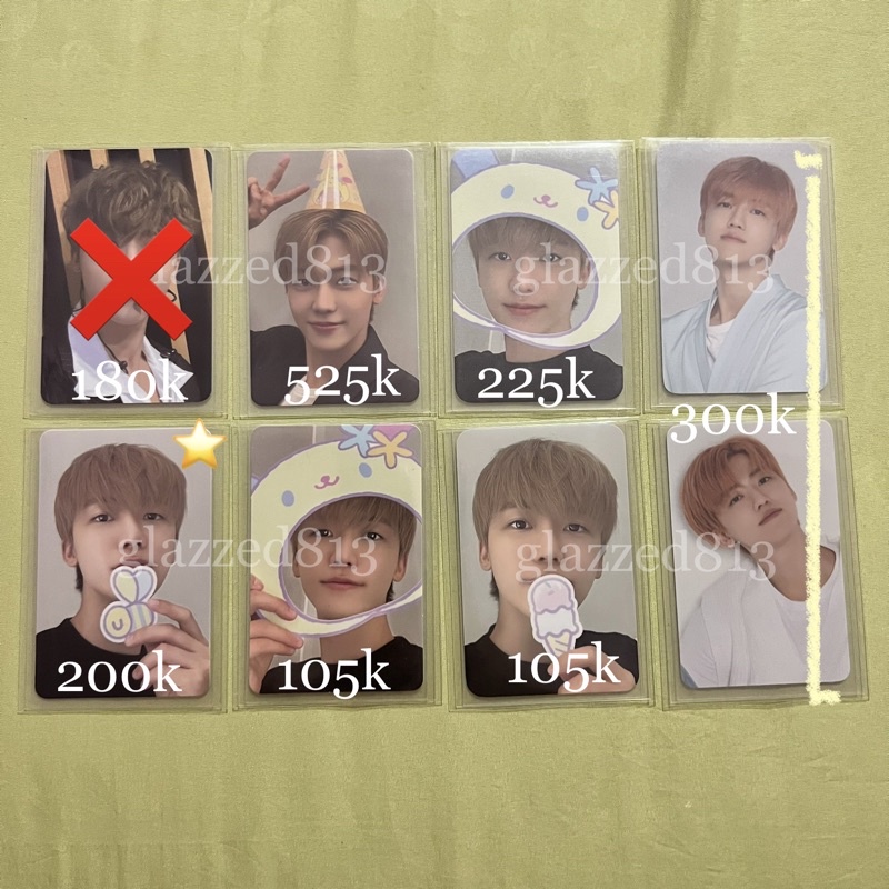 nct dream - jaemin sanrio photocard pc & mernel secret card thai special