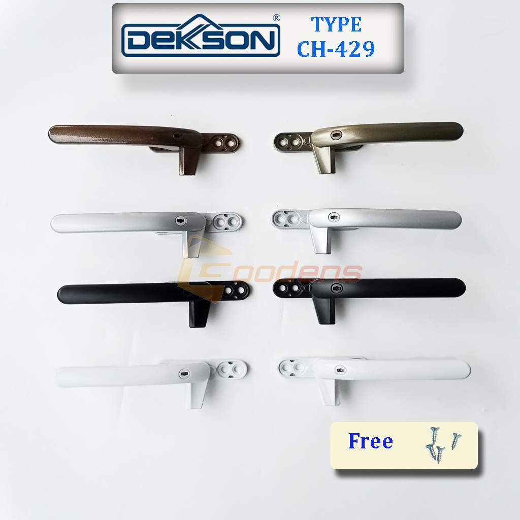 Dekson CH 429 Rambuncis Handle Jendela Plus Kunci Handle Casement