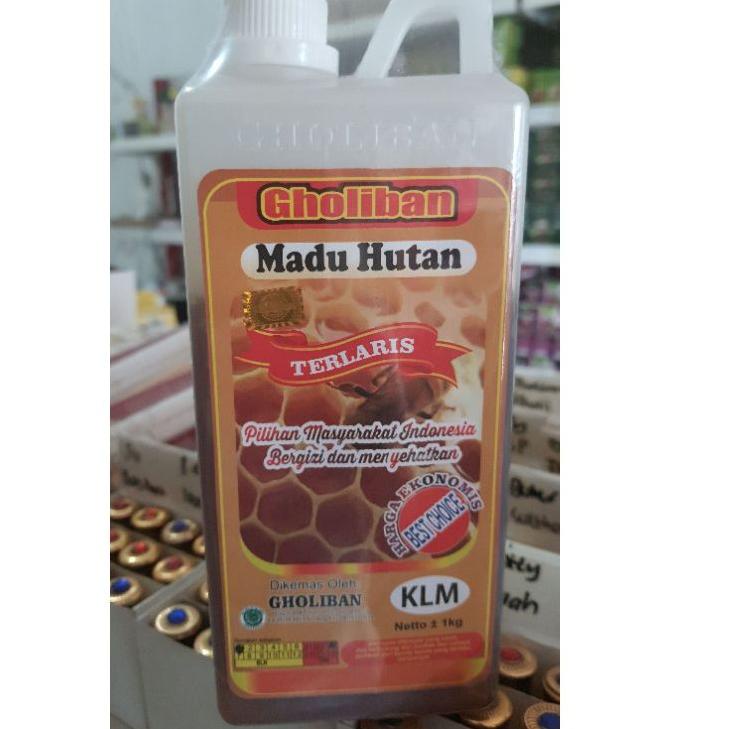 

Star 10.10 Madu Hutan Kalimantan Gholiban 1kg / 1 kg Ori Gholiban Botol Timbul Tulisan Gholiban gas !!