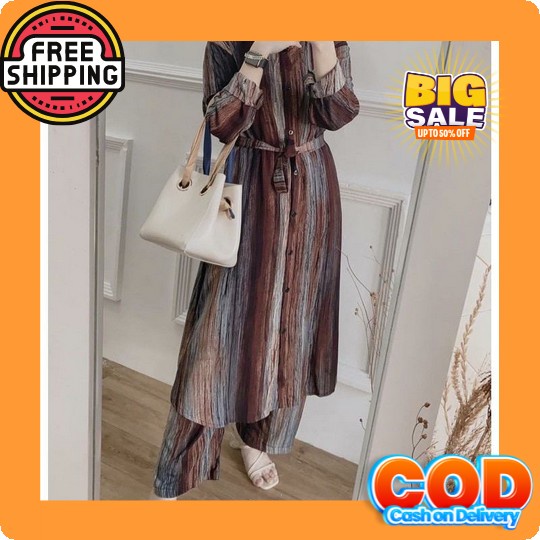 Baju Setelan Wanita Remaja Dewasa Lilo Set Setelan Modis Motif Model Kekinian Terbaru 2021 Setcel Le