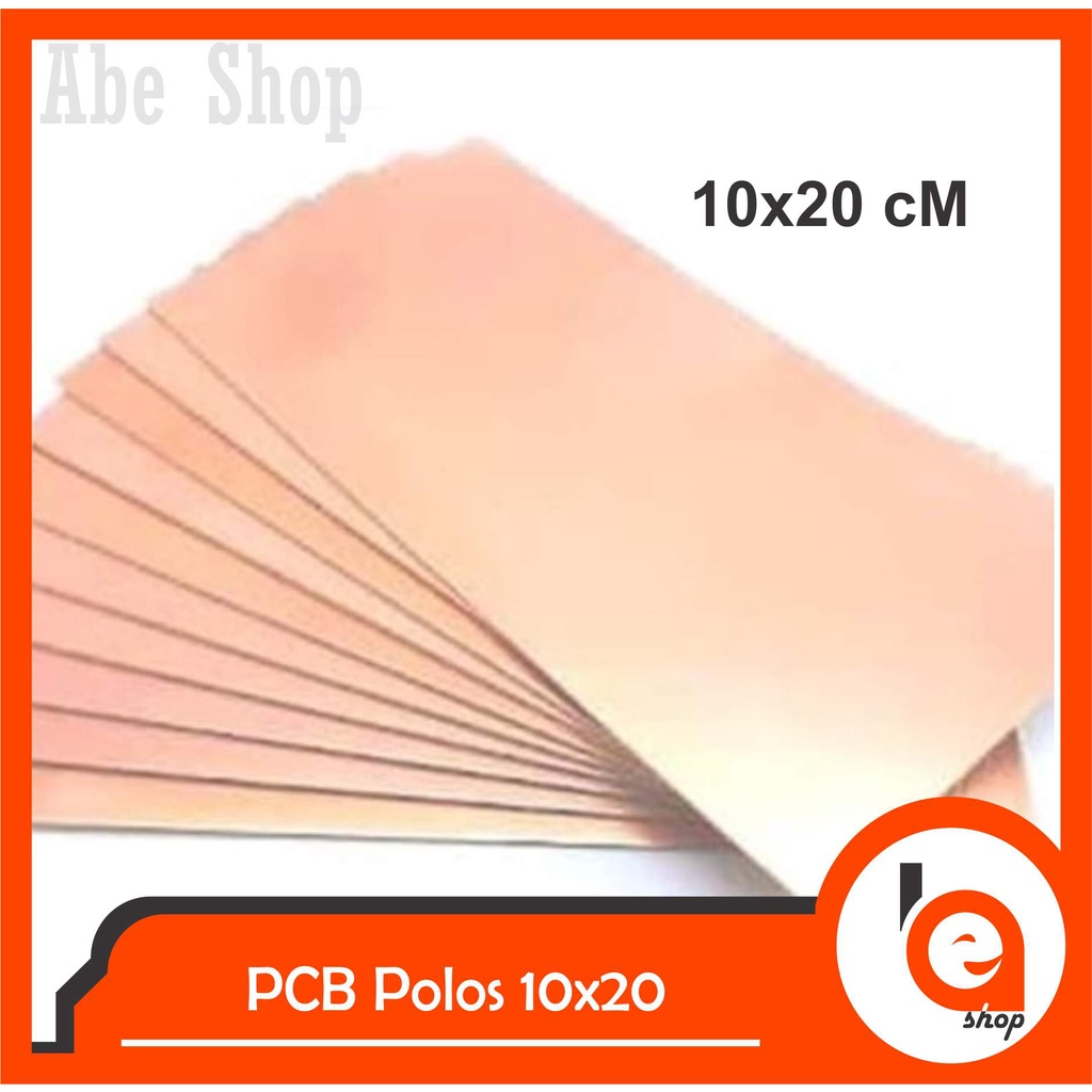 Jual PCB Polos 1 Layer Single Layer 10X20CM 10x20 CM PCB Papan Cetak