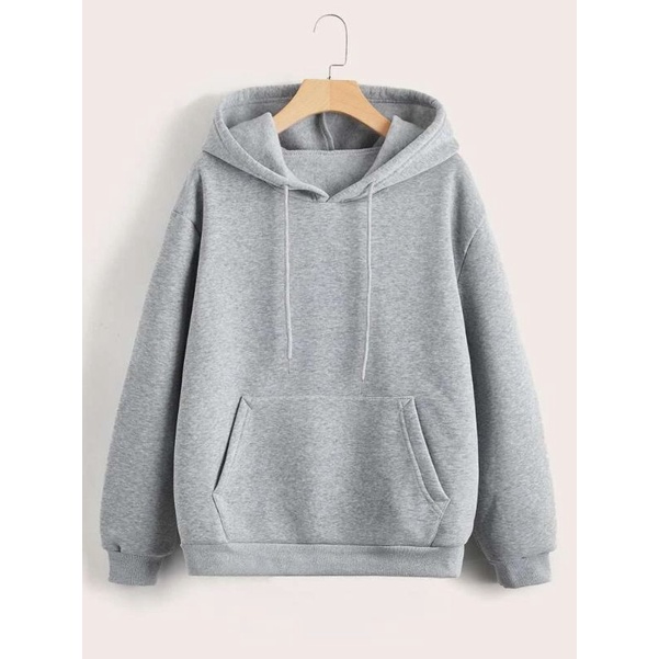 Jual Cleon Wear Grey Hoodie Polos Hoodie Polos Oversize kualitas