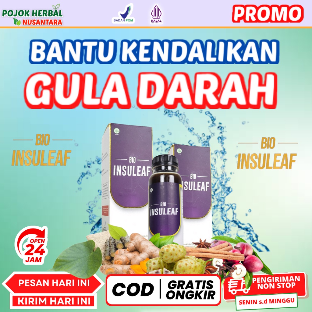 

READY STOCK - BIO INSULEAF - RAMUAN HERBAL UNTUK PENDERITA DIABETES SERTA MAMPU ATASI KENCING MANIS DAN DARAH TINGGI-HERBAL ALAMI UNTUK PENDERITA DIABETES SERTA MAMPU ATASI KENCING MANIS DAN DARAH TINGGI- OBAT MENURUNKAN GULA DARAH-OBAT ALAMI-BIO INSULEAF