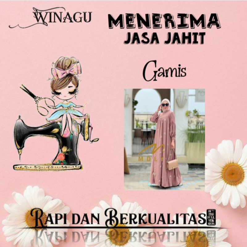 Jasa jahit gamis