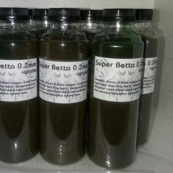super betta - pelet ikan cupang dengan spirulina