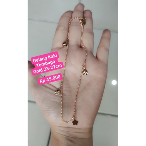 Aksesoris OSD dari Olla Shopping Depok Gelang Kaki Tembaga