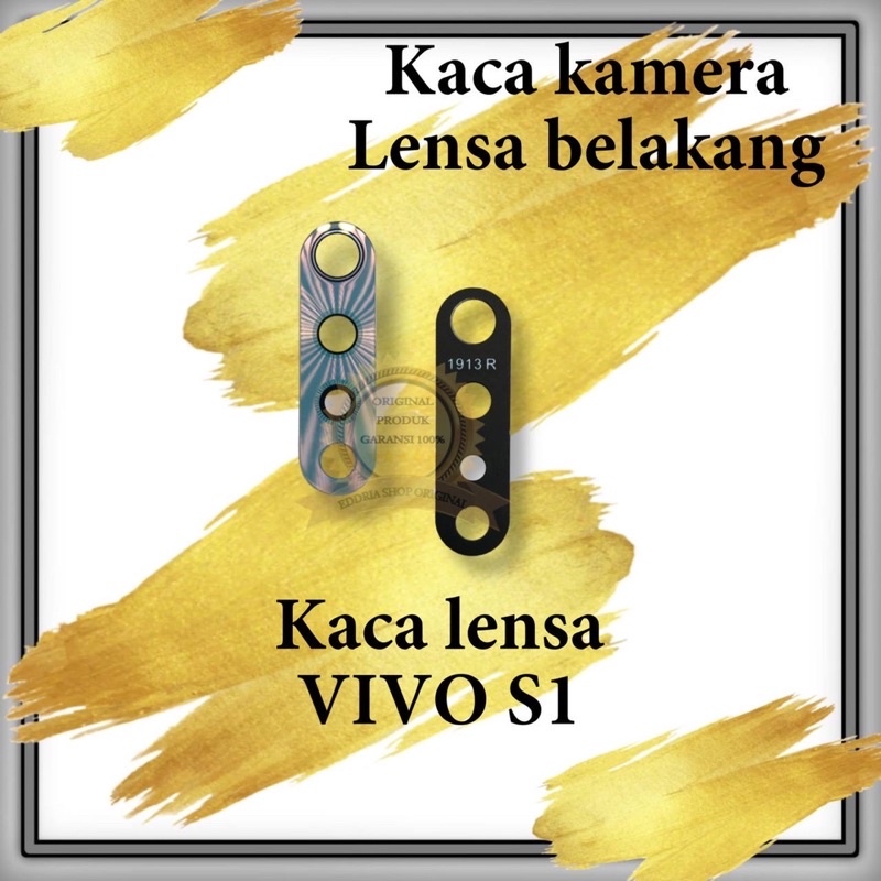 Kaca Lensa Kamera Belakang Vivo S1 Blue Sudah Sama Lem