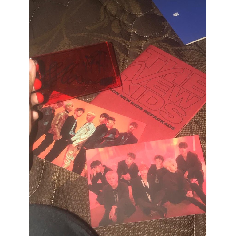 official merch ikon the new kids repackage album merchandise only / dk chanu song yunhyeong junhoe j