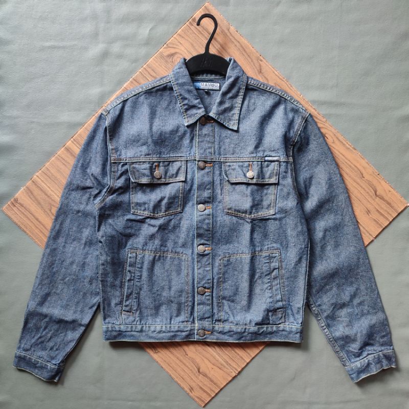 Trucker jeans jacket pria Mambo
