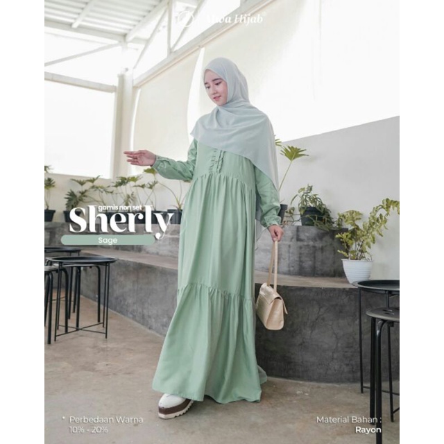 READY STOCK SHERLY GAMIS ORI ALWA HIJAB