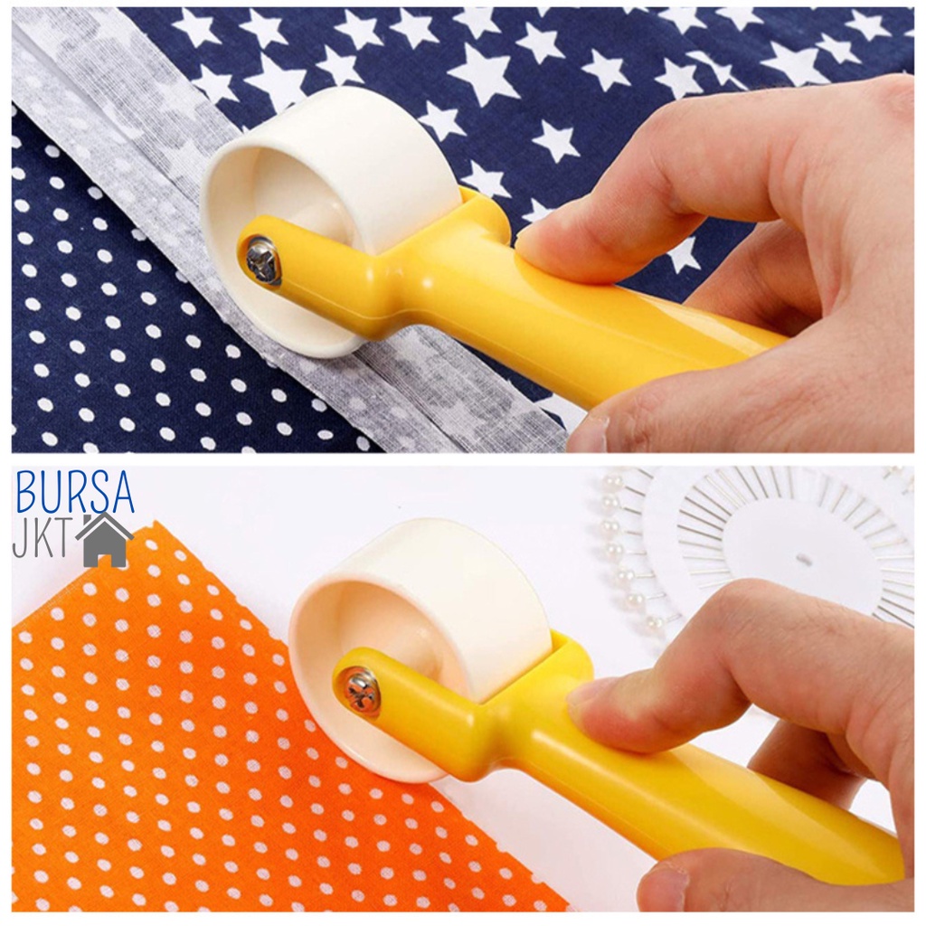 Roller Roll Wallpaper Penggulung Kertas Dinding Wall Paper Tekan Manual Alat Jahit Quilting