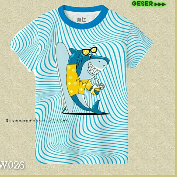 [KODE 0SBLS] Erigo Baju Kaos Distro Anak Laki Laki Umur 1-5 tahun Baru