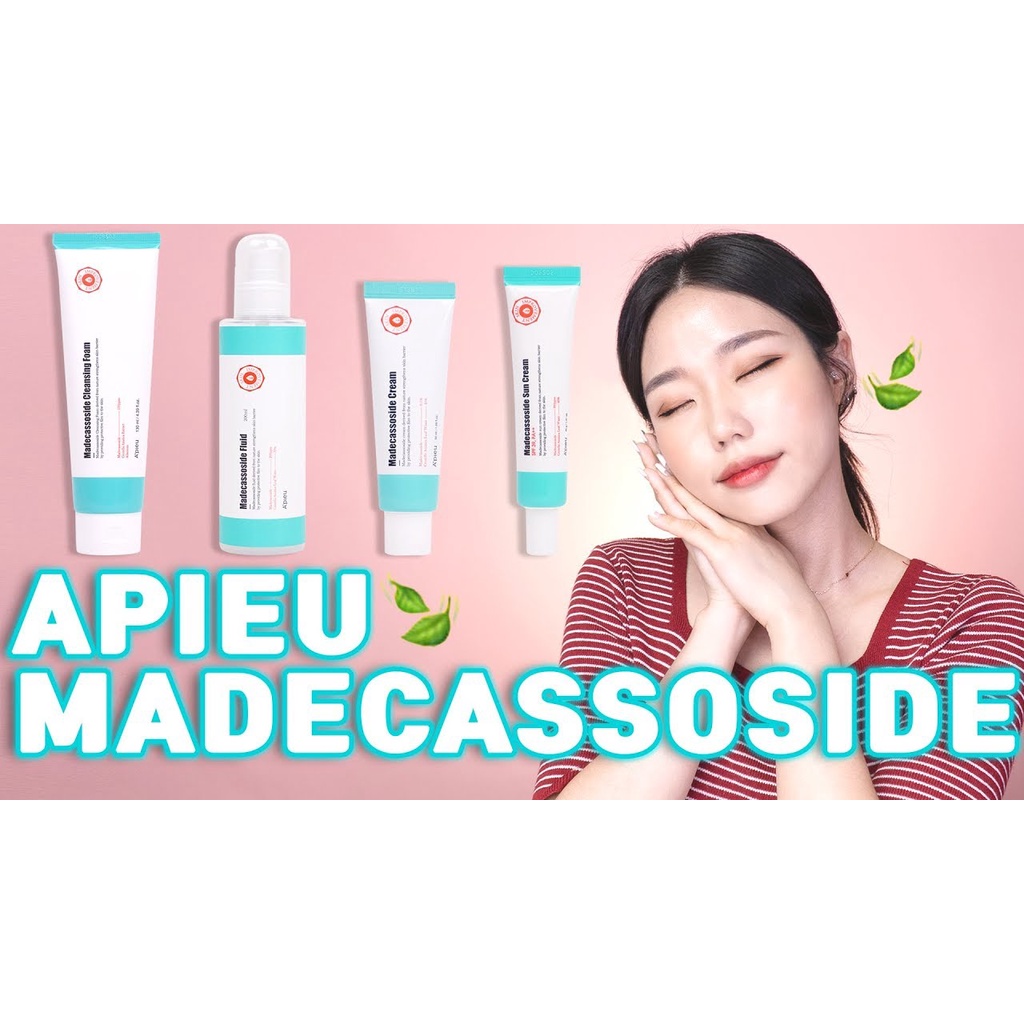 APIEU MADECASSOSIDE AMPOULE 2X , CICA GEL , CLEANSING FOAM , FLUID