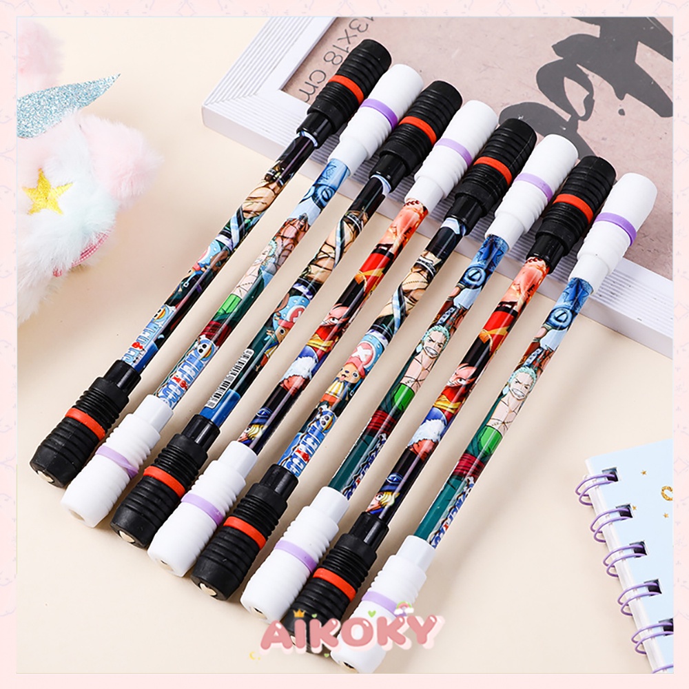 Aikoky 1 PCS Pulpen spinner anti slip Pen spinning plastik anak