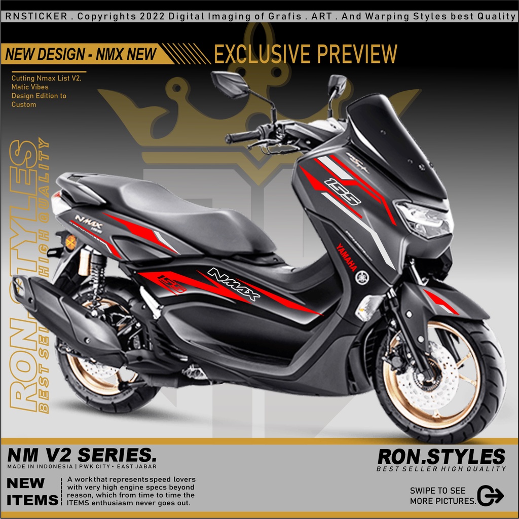 NMV2 CUTTIMG STRIPING NMAX TERBARU STRIPING NMAX NEW STIKER NMAX HITAM SILVER STIKER NMAX 2020 CUTTING STRIPING VARIASI NMAX GOLD SILVER STRIPING ALL NMAX NEW LIS BODY NMAX NEW STIKER BODY NMAX STIKER NMAX SIMPEL ELEGAN DDESIGN TERBARU