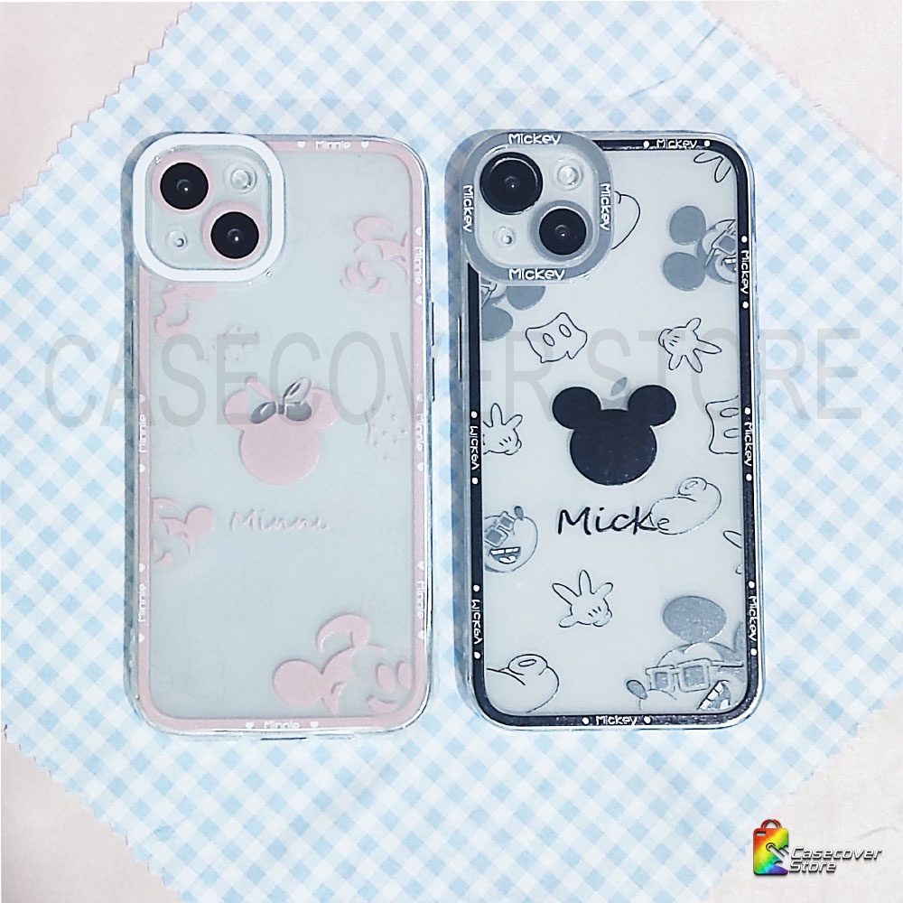 Mickey Case - Slicone Softcase Full Cover For iPhone 7 8 SE 2020 7+ 8+ X XS XR XSMAX 11 12 13 Mini Pro Promax / Casing iPhone /Case iPhone