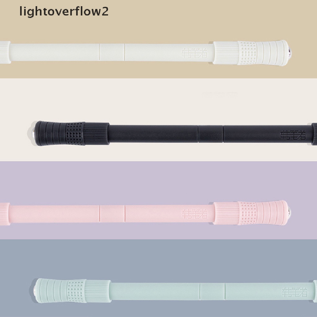 (lightoverflow2) Pen Putar Anti Jatuh Dengan Tabung Penyimpanan Untuk Anak / Dewasa