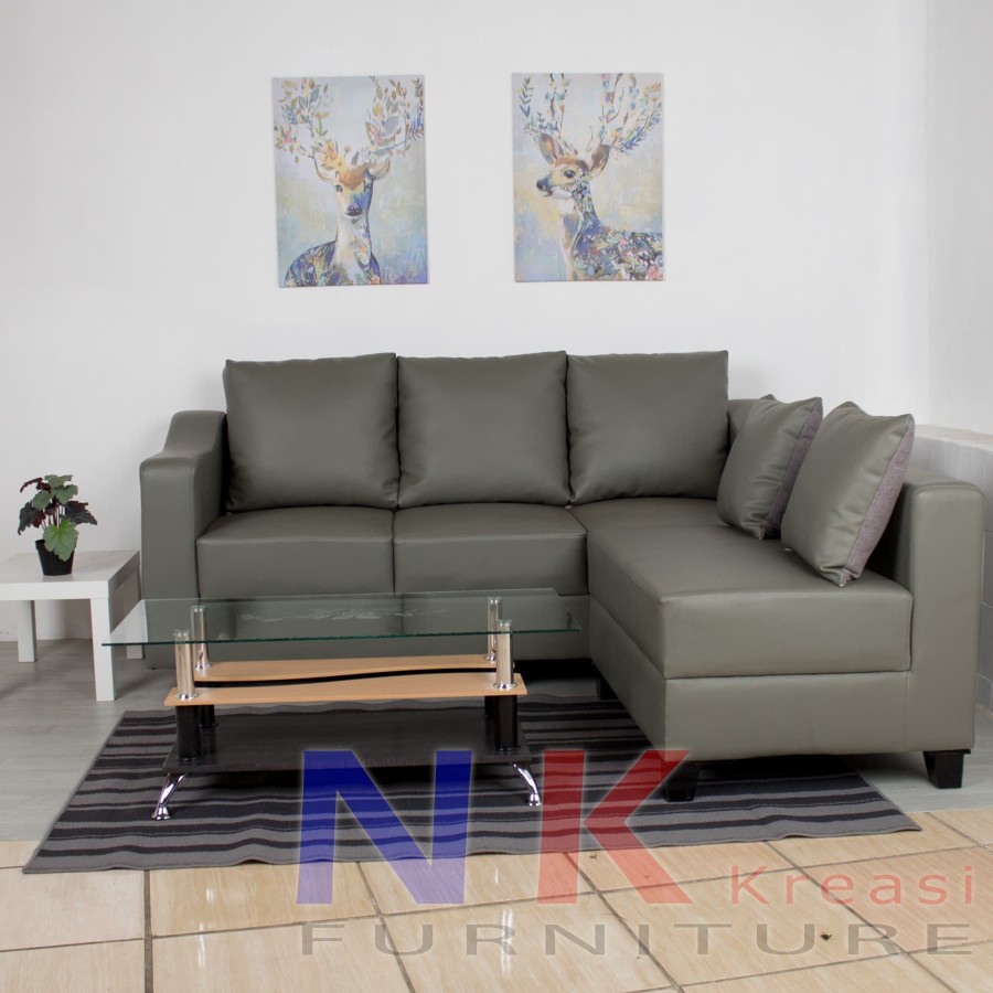 Sofa Kursi Set Ruang Tamu Minimalis, Sofa L Minimalis