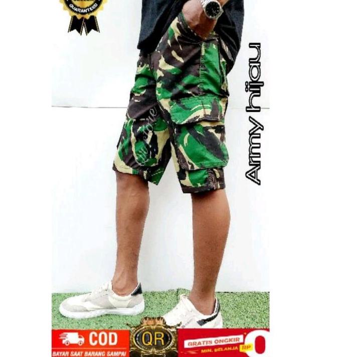 Big Sale celana pendek pria cargo rib army xevano terlaris