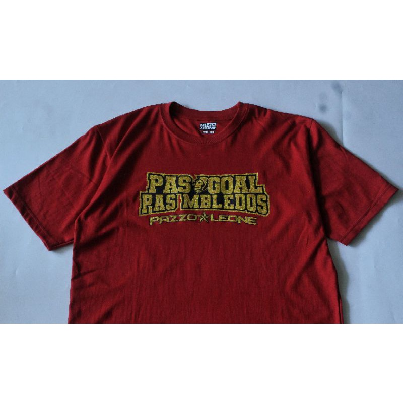 Tshirt Pazzo Leone // Pas Goal Pas Mbledos Maroon