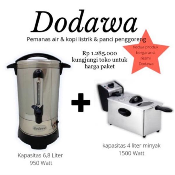 [Art. J274] Dodawa Water & Coffee Boiler 8,8 dan 6,8 Liter / pemanas air dan kopi listrik / termos l