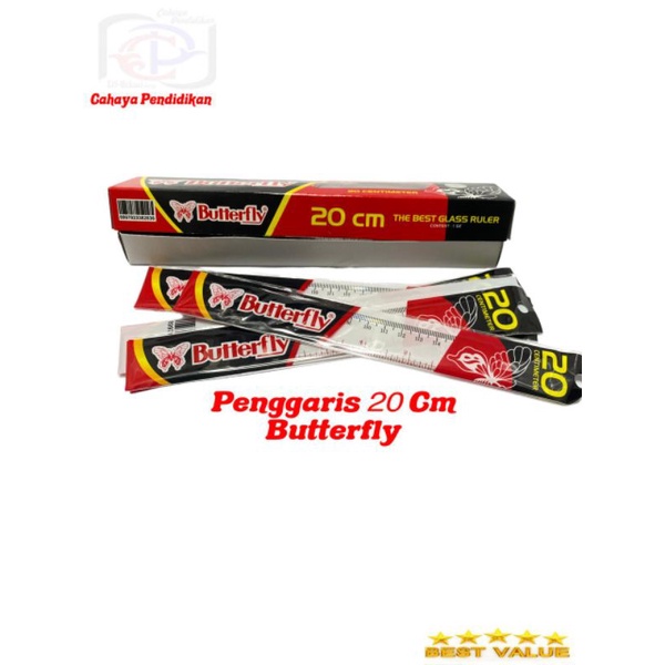 

Penggaris Panjang Butterfly 20cm dan 30cm