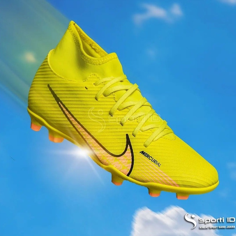 Sepatu Bola Nike Superfly 9 Club FG - Yellow Strike DJ5961-780 Original