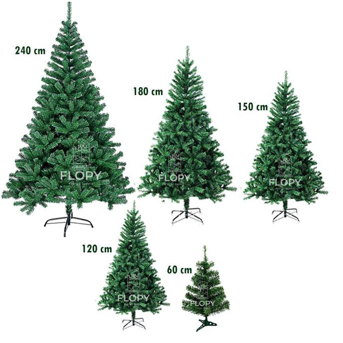 [150 cm] Pohon Natal PVC Plastik Cemara Artificial