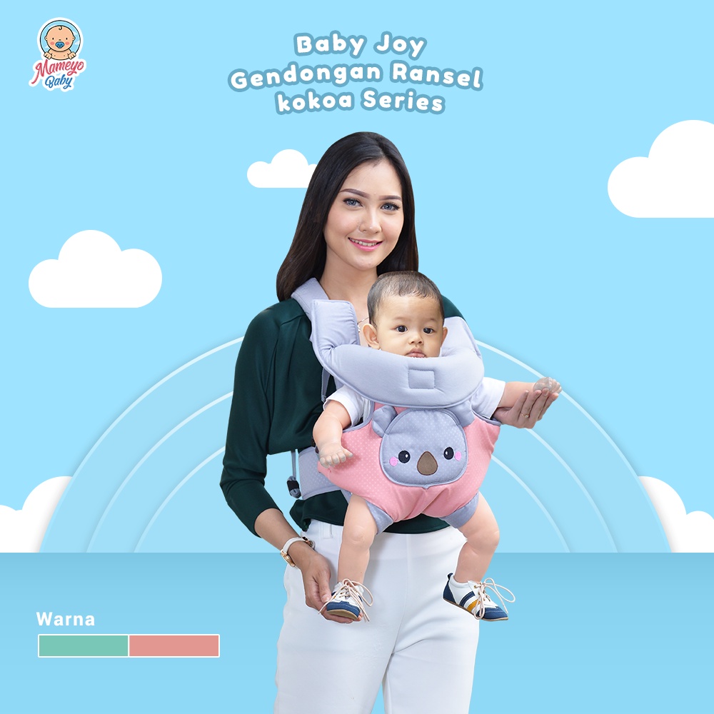 Gendongan Ransel Baby Joy kokoa Series BJG3030