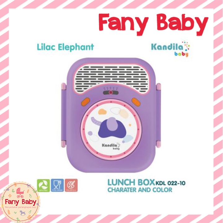 KANDILA BABY  LUNCH BOX WITH SPOON 680ML / KDL022-10