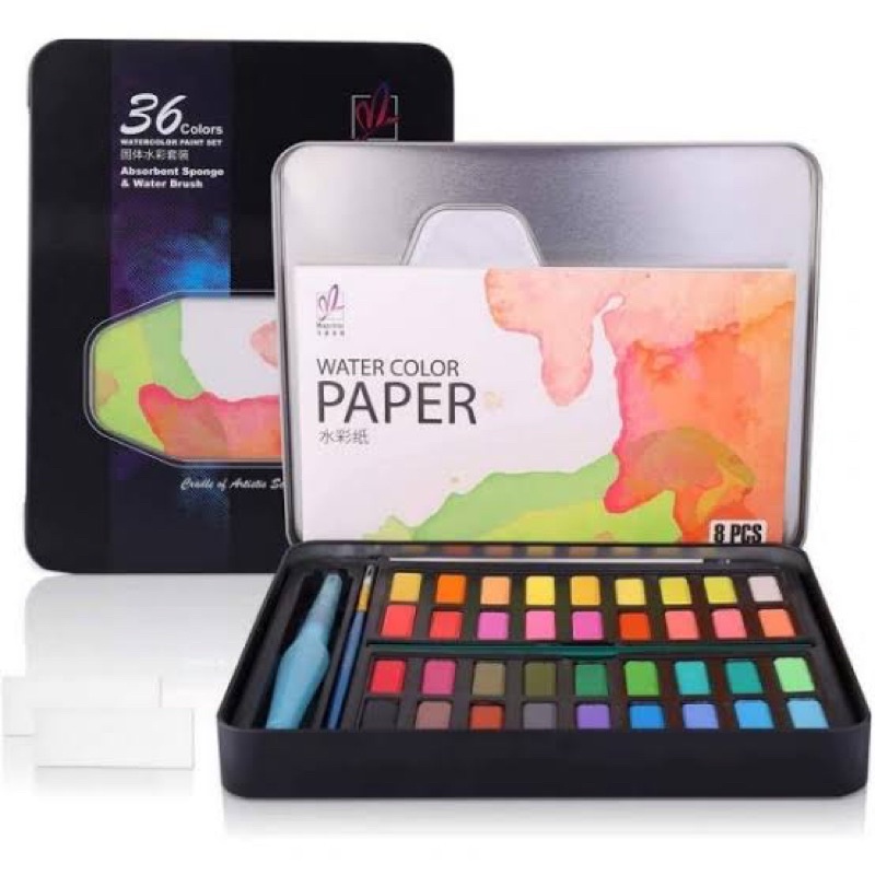 

NEW WATER COLOR SET Magritte 36 warna
