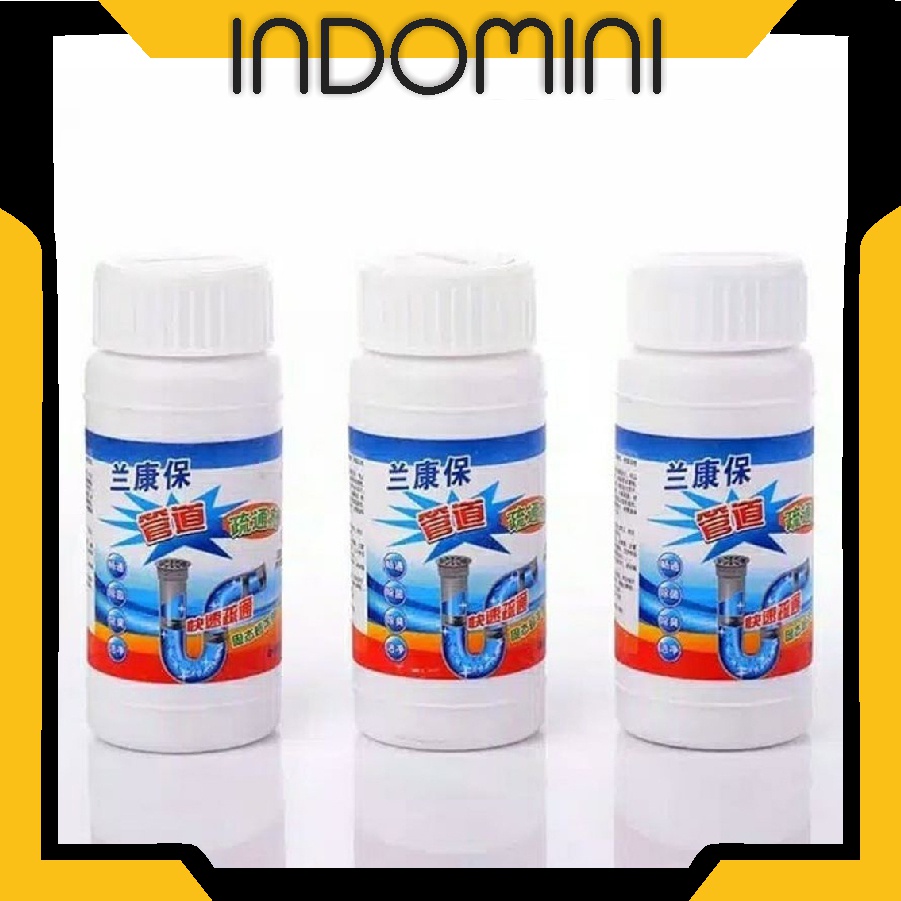 INDOMINI Obat Anti Mampet Pembersih Saluran Pipa &amp; WC R817