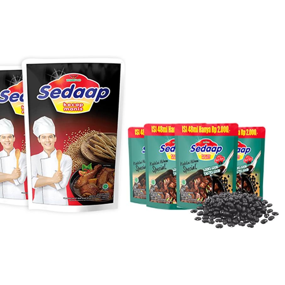 

10.10 SALE Sedaap Kecap Manis Pouch 550Ml x2 Free Kecap Manis Special 4 pcs gas !!
