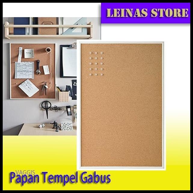 

Papan Tempel Gabus / Papan Belajar / Papan Pengumuman + 15 Pin