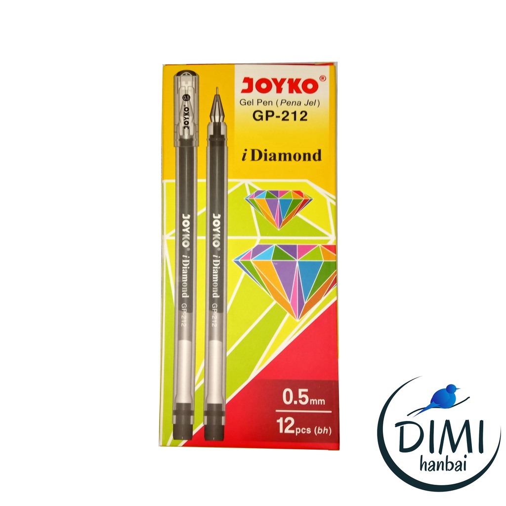 

[DIMI] Joyko Gel Pen iDiamond 1 Pack Pulpen Pena Jel Diamond GP-212 0.5mm