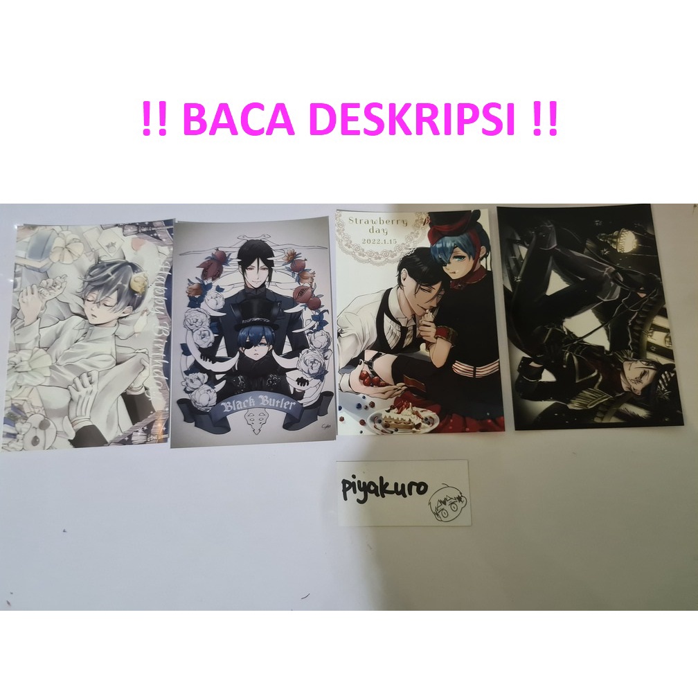 Postcard Given / Kuroshitsuji / Black Butler / Ciel Panthomhive & Sebastian Michaelis