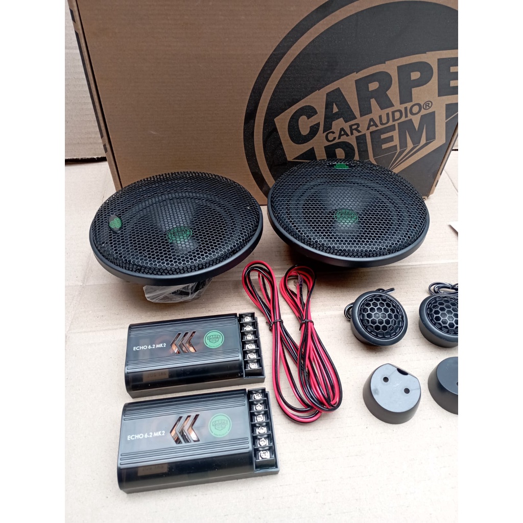 Paket Audio Mobil Carpe Diem Speaker Mobil 2 way Split Subwoofer power 4 ch