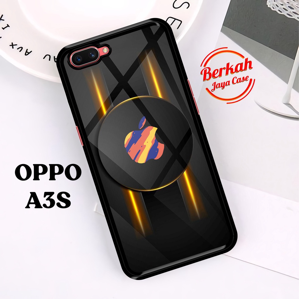 Case OPPO A3S Casing OPPO A3S case APEL BLACKGROUND Case hp kondom hp case aesthetic case anime case