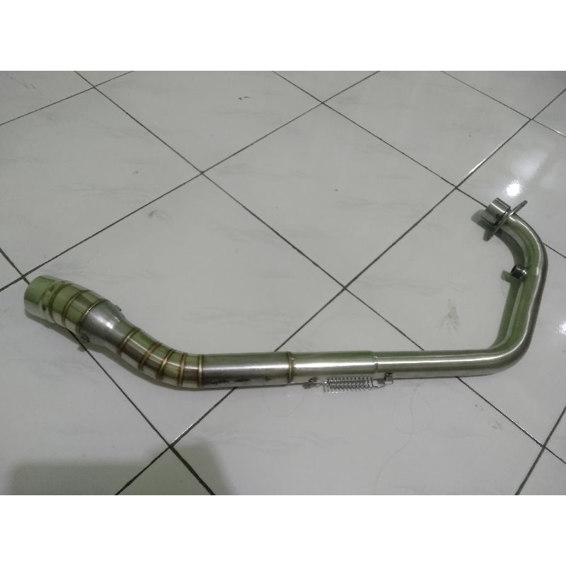 Pipa leheran knalpot buat motor honda sonic untuk slincer inlet 50mm