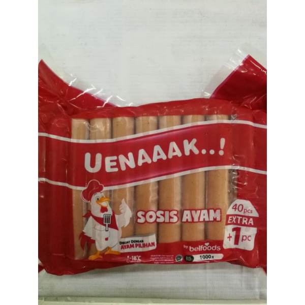 

uenaak belfoods sosis ayam 1kg